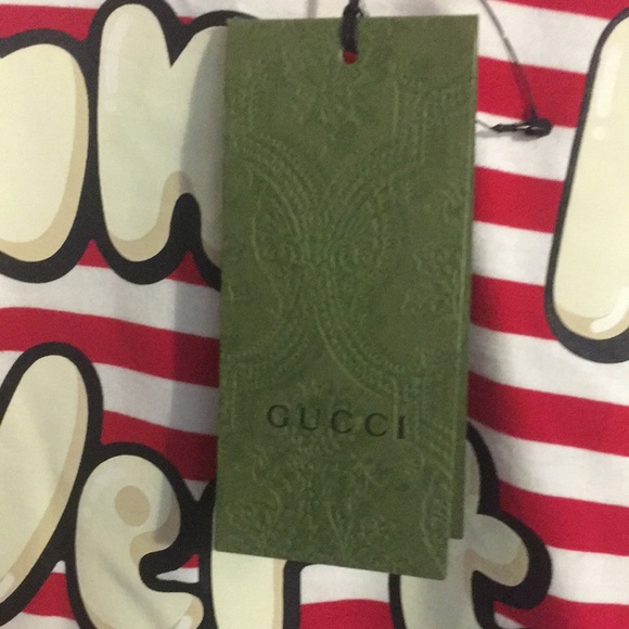 Gucci Top unisex new size medium oversized fits ladies large to x large. - Picture 6 of 9